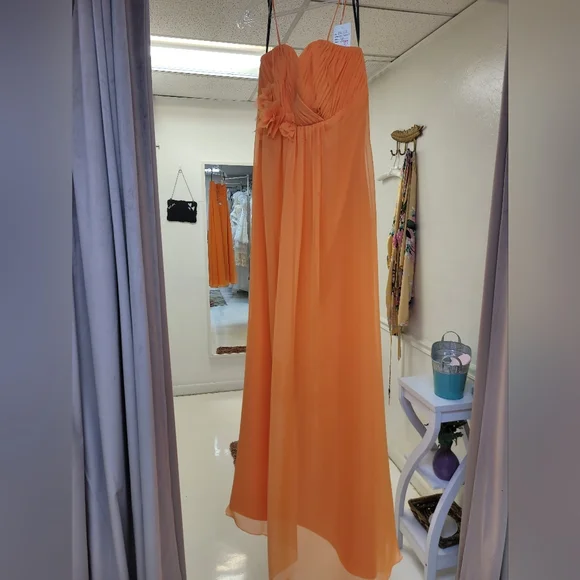 Eden Dresses | Bridesmaid Dress By Eden Maids , Orange, Size 8 | Color: Orange | Size: 8 | 1bellaprincessa's Closet